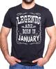 Legends are born in January | Velikost: M