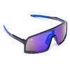 Černé brýle Kašmir Sport Vader SV02 - skla modrá zrcadlová