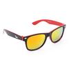 Černo-červené brýle Kašmir Wayfarer WD17 - skla červená zrcadlová