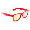 Červené brýle Kašmir Wayfarer WD26 - skla oranžová zrcadlová