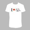 Pánské tričko "I love karavan" | Velikost: S | Bílá