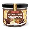 Milk sensation s lískovými oříšky a mléčnou čokoládou (bez cukru), 225 g