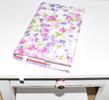 Nastavitelný textilní obal - růžová květina | Velikost: Diář: výška 22,5 cm