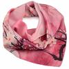 Růžový šátek s květy | Růžová
