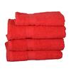 Červená 500 g/m² | Rozměr: Sada ručníků: 2 ks 50 × 100 cm