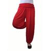 Harémové jednobarevné kalhoty | Červená