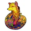 Dřevěné puzzle - Tajemná liška