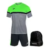 Sportovní set JOMA | Velikost: M | Šedá - fluor zelená