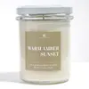 Sójová vonná svíčka - Warm amber sunset