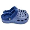 Dětské zateplené clogsy FLAMEshoes F-003 | Velikost: 32 | Modrá