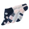 4 páry dámských kotníkových ponožek "GIRLY" | Velikost: 35-38