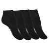 4 páry dámských kotníkových ponožek - žebrovaná podrážka | Velikost: 35–38