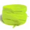 Tkaničky neon zelené - ploché