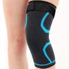 Kompresní stahovací bandáž na koleno, černo-modrá | Velikost: S | Černá