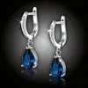 Náušnice Brillance Adele Royal Blue