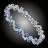 Náramek Patricia Royal Blue s třpytivými krystaly