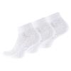 Ponožky unisex bavlněné - 3 páry | Velikost: 43-46 | Bílá