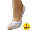 Balerínkové ponožky - 5 párů - bílá | Velikost: 35-38