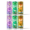 2x bazalka, citrón a limeta + 2x mandarinka a zázvor + 2x hroznové víno a maliny