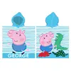 Dětské pončo Prasátko Peppa Tomík a Dinosauři