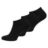 Ponožky unisex bambusové kotníčkové - 3 páry | Velikost: 35-38 | Černá