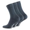 Ponožky unisex bambusové - 3 páry | Velikost: 39-42 | Tmavě šedá