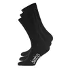 Ponožky unisex bambusové - 3 páry | Velikost: 35-38 | Černá