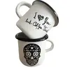 Plecháček I Love You Los Muertos, bílý