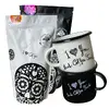 Dárkové balení Los Muertos 2 x 250 g + 2 plecháčky I love you 0,3 l | Typ: Zrnková