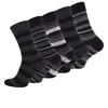 Ponožky pánské s pruhy v odstínech šedé, 5 párů | Velikost: 43-46