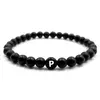 Písmeno P - černá | Velikost: 18 cm