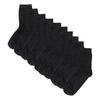 10 párů pánských bavlněných ponožek | Velikost: 39-42 | Černá