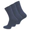 Ponožky vhodné pro diabetiky - 3 páry | Velikost: 43–46 | Modrá