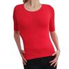 Bezešvé jemné tričko | Velikost: S/M | Červená