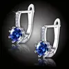 Náušnice Brillance Tiffany Sapphire Blue