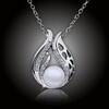 Perlový náhrdelník Lastura s perlou - White Pearl