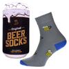 Ponožky s motivem piva v dárkové plechovce – typ 3 | Velikost: 39-42