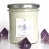 Sójová vonná svíčka Crystal - Ametyst