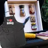 Velký BBQ box + zástěra I LOVE BBQ