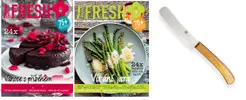 Roční předplatné Prima FRESH (základní) + nůž Dellinger CLASSIC Sandal Wood