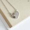 925/1000 stříbrný náhrdelník se zirkony Píseň lásky