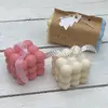 Přírodní sójové svíčky Bubble - bílá a červená