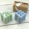 Přírodní sójové svíčky Bubble - modrá a zelená