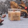 Sójová svíčka s dřevěným knotem - Santalové dřevo