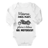 Dětské body: "Jdeme s tátou na motorku" | Velikost: 50-56 | Bílá
