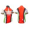 Cyklistický dres STAR, červeno/zelená | Velikost: XS