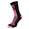 Ponožky MelCon Silver, antibakteriální, černo-růžové | Velikost: 35-38 | Černo-růžová