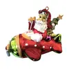Vánoční ozdoba - Santa v letadle