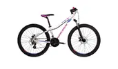 Kross Lea 3.0 27" | Velikost: rám 15" pro výšku 150-168 cm | White / violet