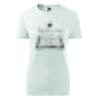 Dámské bílé tričko „Den bez knihy je promarněný den“ | Velikost: XS | Bílá